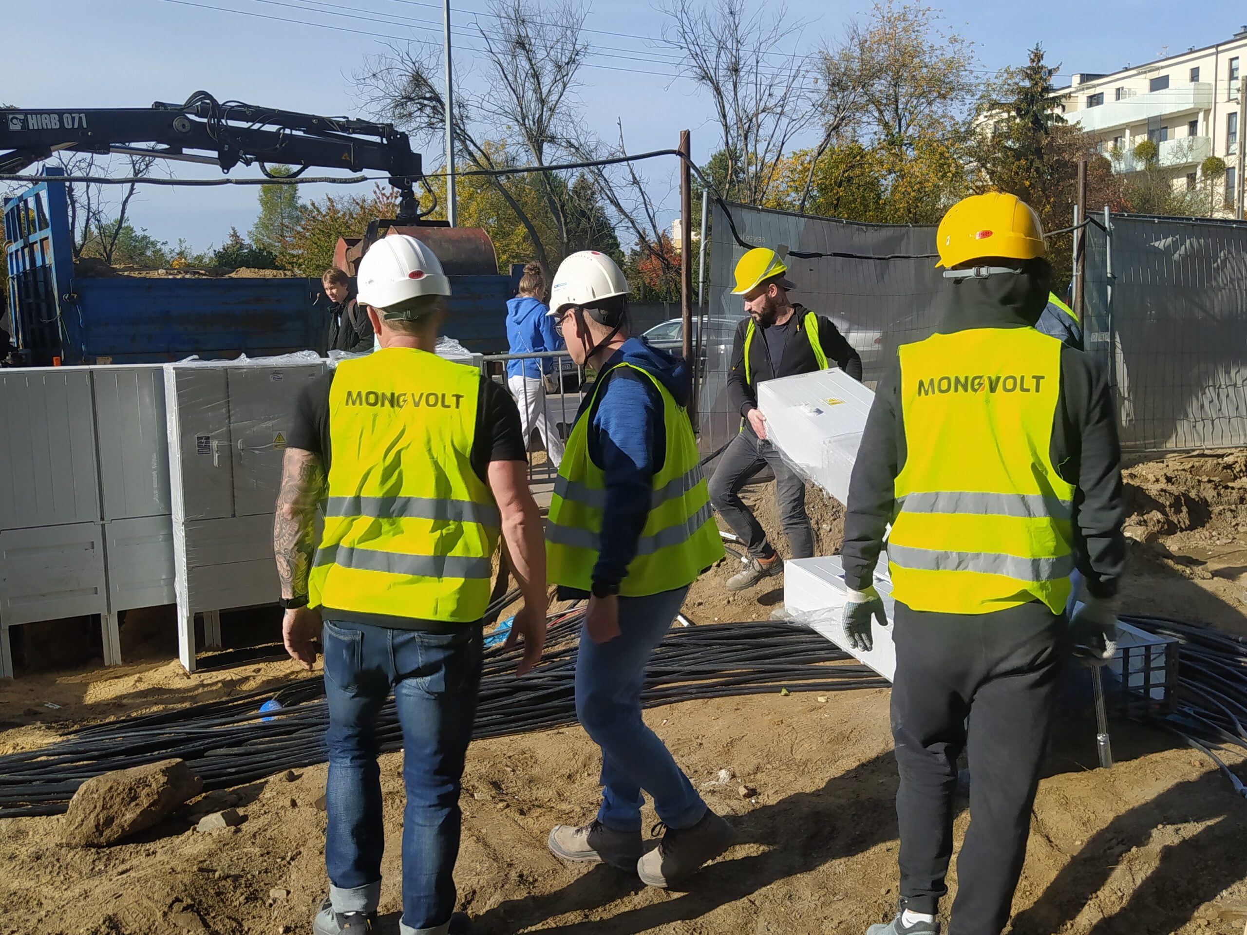 elektrikerteam aus Polen